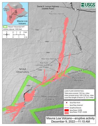 December 9th USGS flow map