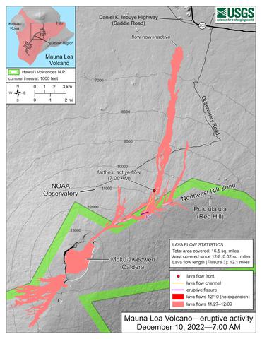 December 10th USGS flow map