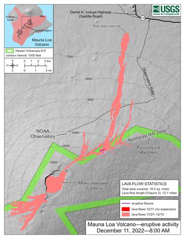 December 11th USGS flow map