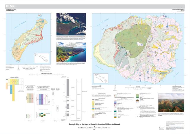 2021 Ni'ihau and Kaua'i Geologic Map