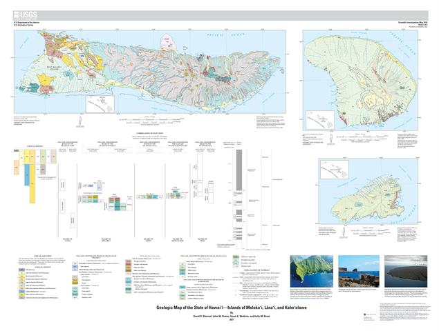 2021 Moloka'i, Lana'i, and Kaho'olawe Geologic Map